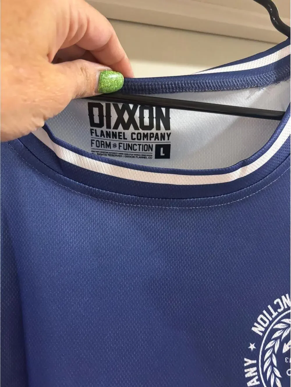 Dixxon Flannel Company Tank Top Large Blue Graphic Logo Athletic Streetwear NWT - Picture 5 of 5